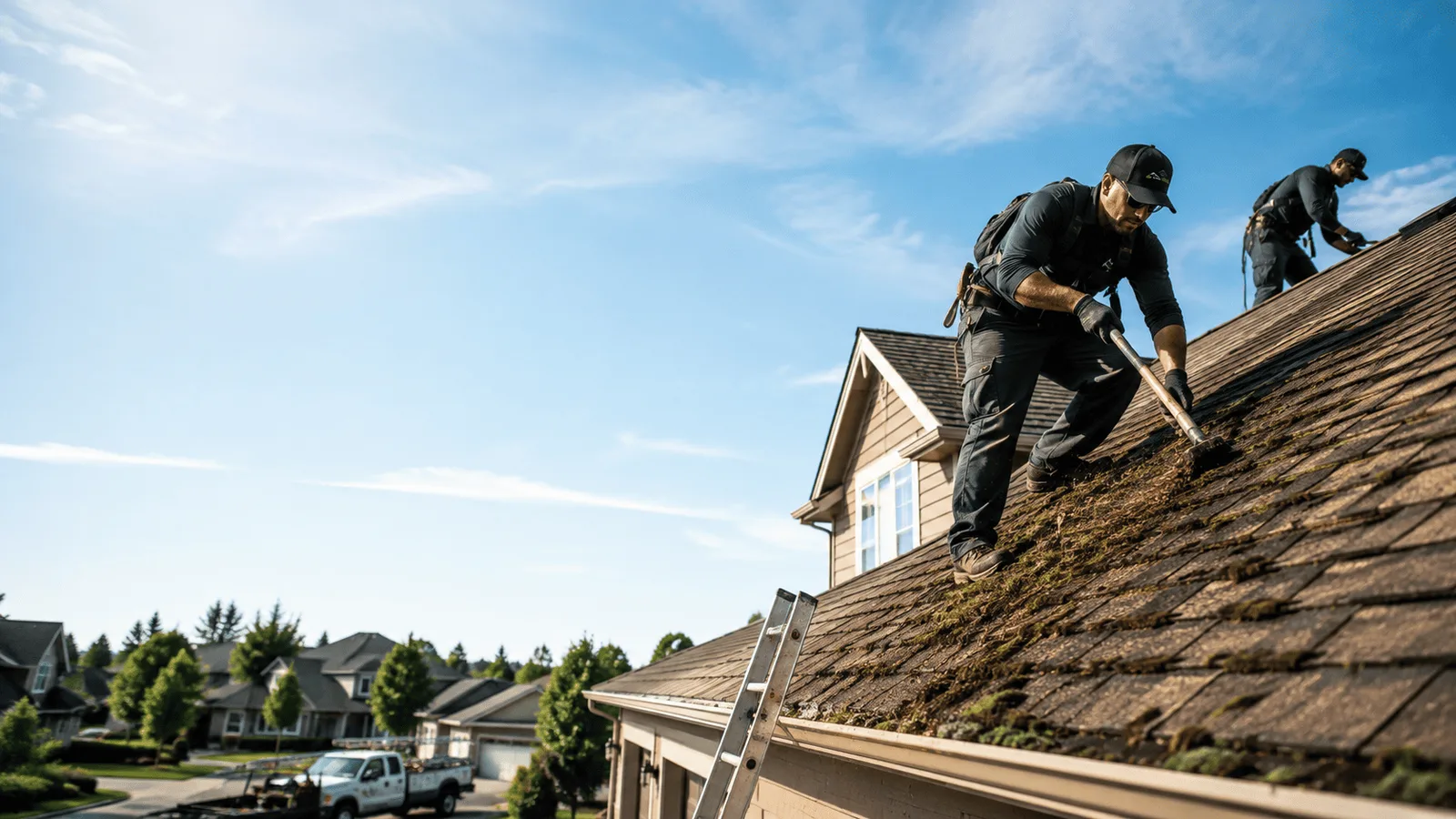 Roof Moss Removal in Ecorse, MI near me